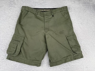 Boy Scouts Shorts Youth 22 Green Cotton Blend Convertible NO LEGS Cargo 34x10 - Image 1 of 4