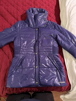 Porsche Design X Adidas Sport Puffer Jacket Rare Viola Purple Metallic Sz 36 - Image 1 of 4