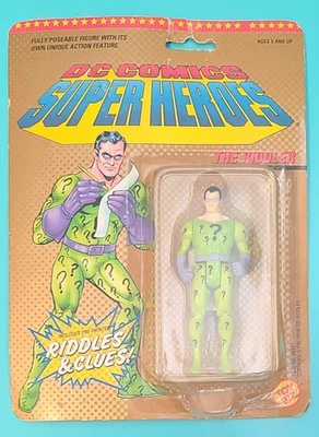 Figura de acción DC Comics Super Heroes THE RIDDLER - Acertijos y pistas - De colección Foto 1 de 4