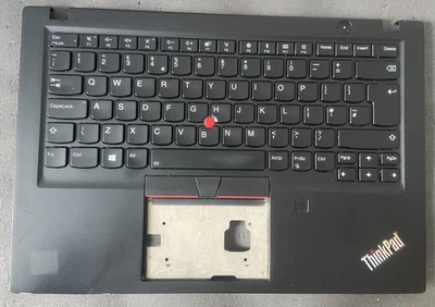 Lenovo thinkpad T495s keyboard ( faulty numeric keys ) palmrest & base cover 14" - Image 1 of 4