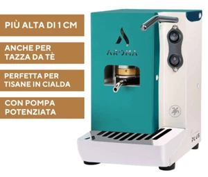 MACCHINA CAFFÈ A CIALDE IN CARTA AROMA PLUS+ OCEAN AQUAMARINE+ 50 CIALDE OMAGGIO - Imagen 1 de 2