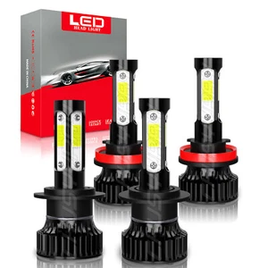FOR Mazda 6 2009-2010 H7+H11LED Headlight Bulbs6000K White High Low Beam 4-Sides - Picture 1 of 12