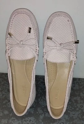 NUEVO Michael Kors Mocasines de Cuero Rosa Pálido Para Mujer Talla 8 M Foto 1 de 4