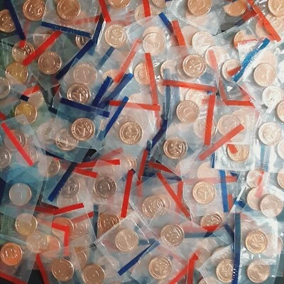 Philadelphia & Denver Mint US Mint Set Coins/Tokens! - 20 Total In Mint cello!! - Image 1 of 2