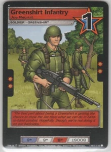 2004 Wizards Of The Coast G.I. JOE TCG #19 Greenshirt Infantry WOTC - Picture 1 of 1