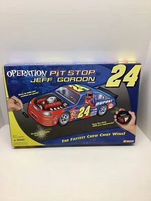Jeff Gordon Operation Pit Stop game 24 Nascar Rare 2004 Hasbro Works!  - Image 1 of 4