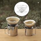 Folding Stainless Steel Coffee Machine Pouring Cone Coffee Funnel Waterproof