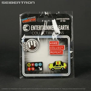 Entertainment Earth ENAMEL PIN SET OF 4 NYCC New York Comic-Con 2019 NEW - Picture 1 of 6