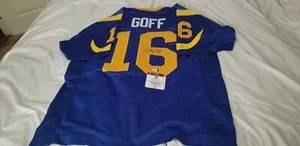Trikot Jared Goff signiert XL blau Los Angeles Rams mit Echtheitszertifikat - Bild 1 von 7