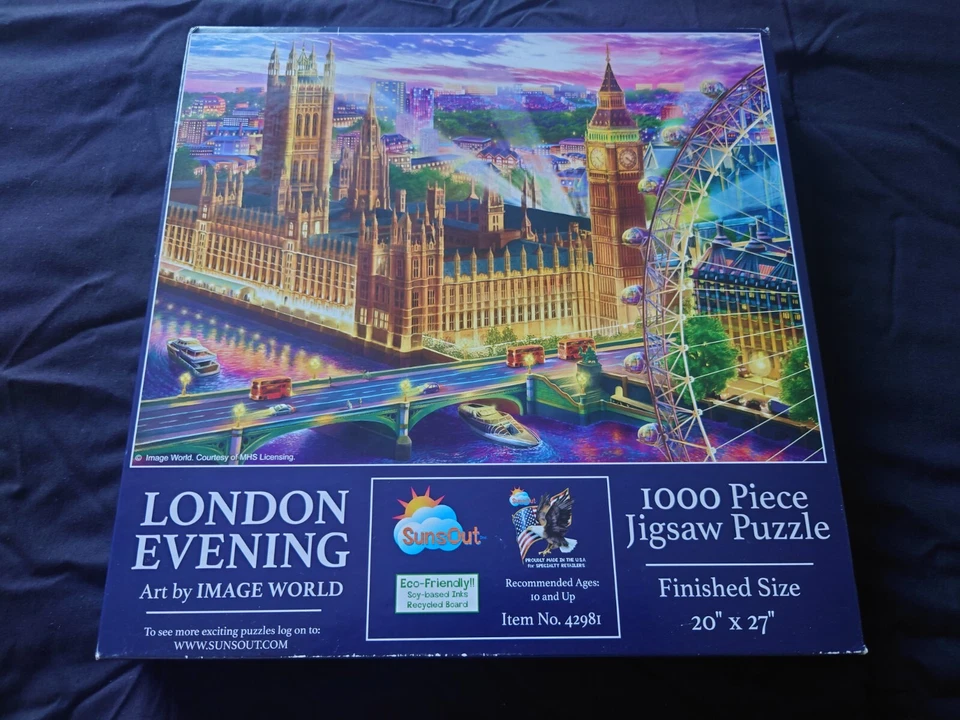 Rompecabezas "London Evening" 1000 piezas. Foto 1 de 1