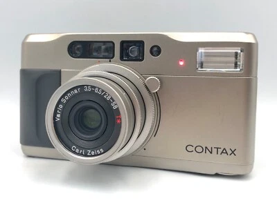 Contax T VS Silver Point & Shoot 35mm Compact Film Camera From Japan - Image 1 of 4