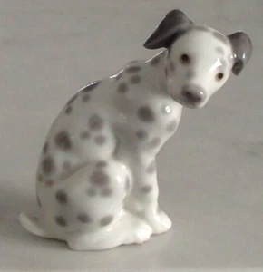 Lladro 1260 "Dalmatiner" Dalmatiner Welpe Hund sitzend mit gedrehtem Kopf - MWOB, UVP 495 $ - Bild 1 von 10