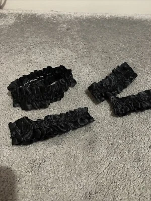 Brazalete elástico camisa manga liguero soporte banda puño conjunto de 4 nuevo - Imagen 1 de 4