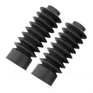 Harley 39mm Narrow Glide Rubber Fork Boots Gators Covers Fits XL FXD Models - Bild 1 von 5