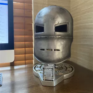 Casco Iron Man MK1 Full Metal 1:1 Replica di fascia alta indossabile oggetti di scena cosplay maschera - Foto 1 di 17