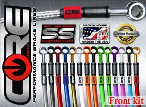 KIT LÍNEA FRENO DELANTERO YAMAHA FZ1 (06-14) NAKED (2 LÍNEAS) COREMOTO - Imagen 1 de 14
