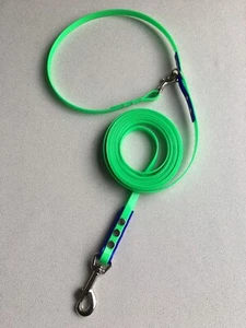 Biothane 5 Metre 12mm wide Tracking Recall Training Dog Lead Medium-Large Dogs - Picture 1 of 12