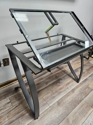 Стеклянный художественный стол чертежный стол для художника/художника с регулируемой высотой и столешницей - Изображение 1 из 4