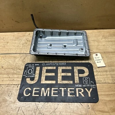Jeep Cherokee XJ Comanche MJ AW4 87-01 transmisión automática fluido vientre cárter de aceite 4,0 L Foto 1 de 4