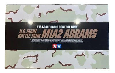 TAMIYA 1/16 RC US M1A2 ABRAMS TANK FULL OPTION KIT 56041 - Image 1 of 4