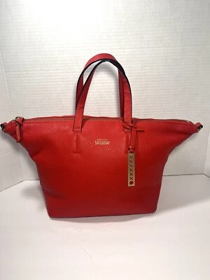 Bolso de Mano Kate Spade Saturday Retirado Lápiz Labial Rojo Mango Superior Cherry Bomb Cartera Foto 1 de 4