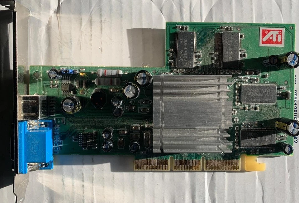 ATI 102G011801 64MB AGP VIDEO GRAPHICS CARD WITH S-VIDEO OUTPUT - Image 1 of 1