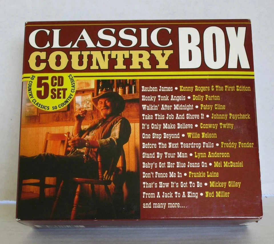 Direct Source ~ 2001 ~ Classic Country Box ~ 5-CD Set ~ *NIB* - Image 1 of 1