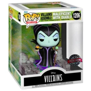 Funko Pop! Deluxe: Disney Villains Maleficent with Diablo Exclusive Figure #1206 - Imagen 1 de 2