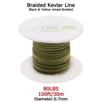 Hybrid Braided Kevlar Rope 80lb-400lb High Quality Fishing Rope Made With Kevlar - Image 1 of 4