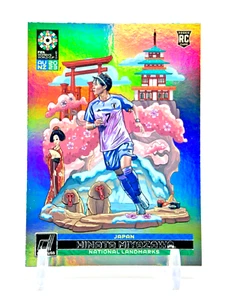 2023 Panini Donruss FIFA National Landmarks Rookie Hinata Miyazawa Japan No. 9 - Picture 1 of 2