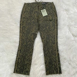 PANTALONES PULSERA PAM & GELA ALGAS CON RAYAS DORADAS TALLA S "NUEVO CON ETIQUETAS" - Imagen 1 de 4