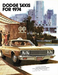 1974 Dodge Coronet Monaco Sportsman Taxi Vintage Dealer Sales Brochure - Picture 1 of 1