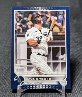 Gavin Sheets BLUE Rookie Card RC 2022 Topps Series 1 #12 Chicago White Sox - Image 1 of 2