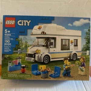 LEGO City 60283 Holiday Camper Van Building Kit Set Baby RV Man Woman Camping - Picture 1 of 8