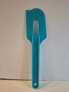 Tupperware Paddle Scraper Gadget Spatula Teal Turquoise New - 8 3/4" long - Picture 1 of 5