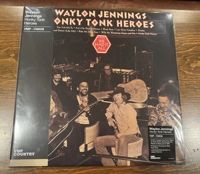 Waylon Jennings- Honky Tonk Heroes 180g Vinyl Me Please NEW Factory Sealed - Image 1 of 4