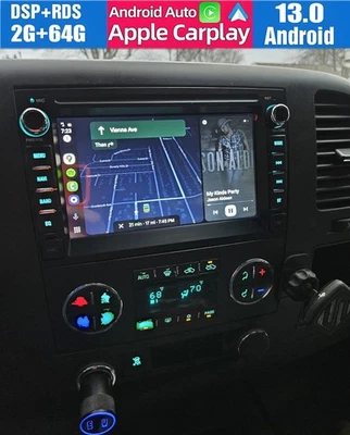 For GMC Yukon Chevy Silverado Sierra 7" Android 13 Car Stereo Radio GPS BT+CAM - Image 1 of 4