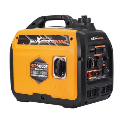 3500W Dual Fuel Inverter Stromerzeuger Benzin & LPG Generator For Camping Garten - Bild 1 von 4