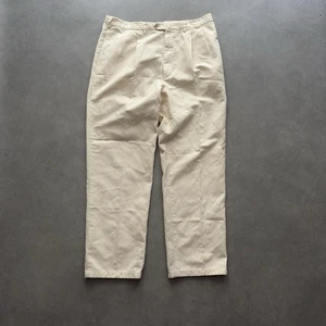 Loro Piana Linen Trousers Beige Pants Size 56 - Picture 1 of 8