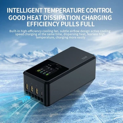 LKTOP (UC342-M4) 200 Watt Ladegerät für 3 Akkus + Sender für DJI MAVIC 4 PRO