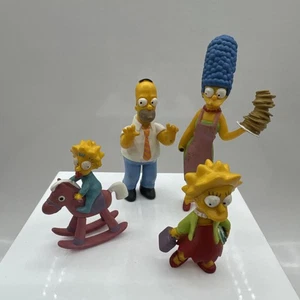 Lotto 4 action figure da collezione film I Simpson Homer 2007 Lisa Marge Mag - Foto 1 di 10