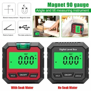 360° Magnetic Digital Protractor Angle Finder Gauge Inclinometer Level Meter - Picture 1 of 15