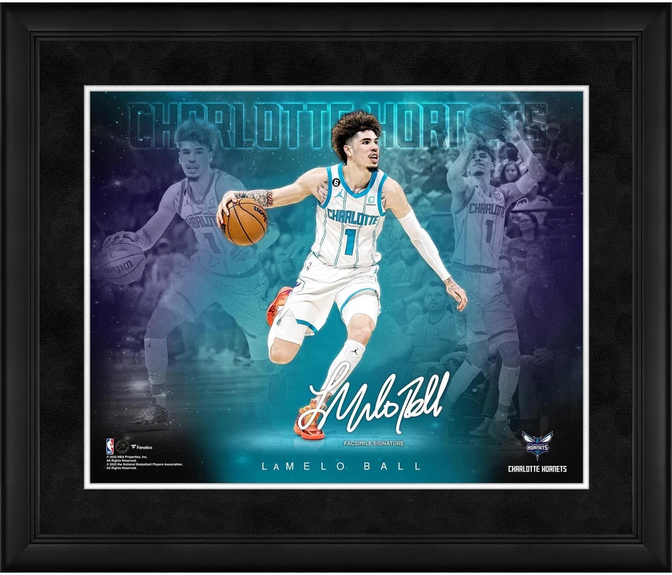 LaMelo Ball Charlotte Hornets Enmarcado 16" x 20" Estrellas del Juego Collage Foto 1 de 1