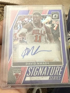 David Nwaba 2017-18 Donruss Optic Purple Prizm Autograph Auto Card #92 - Picture 1 of 5