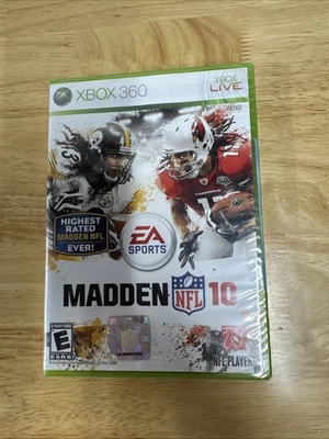 Madden NFL 10 (Microsoft Xbox 360, 2009) New & Sealed - Image 1 of 3