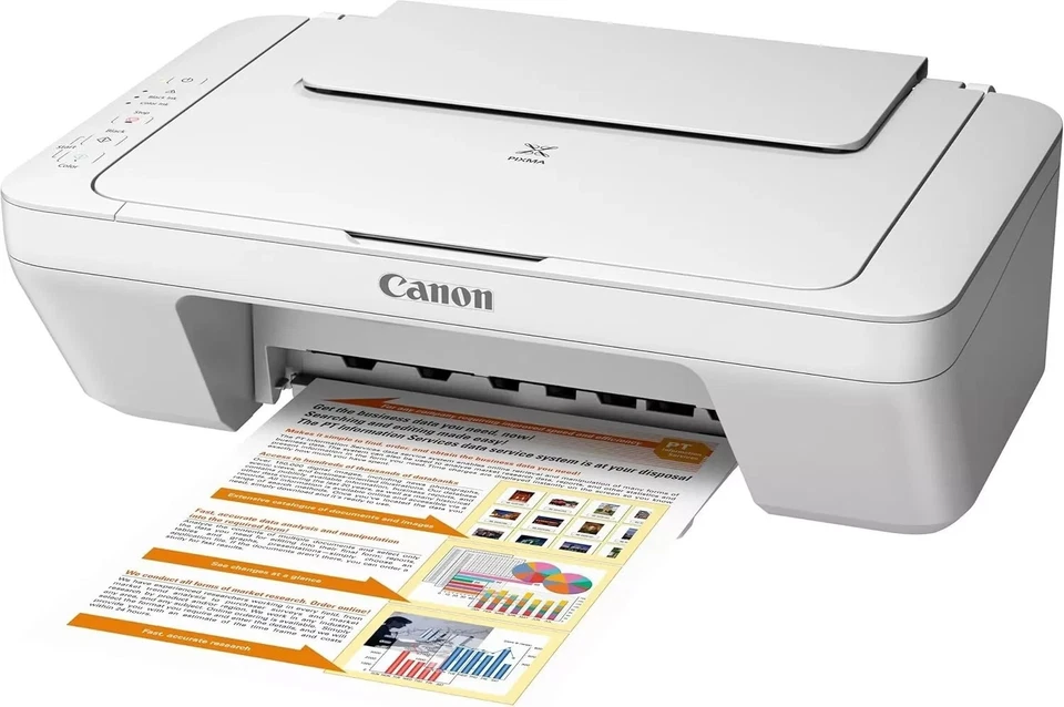 Canon PIXMA MG2550 All-In-One Inkjet Printer - White - Image 1 of 1