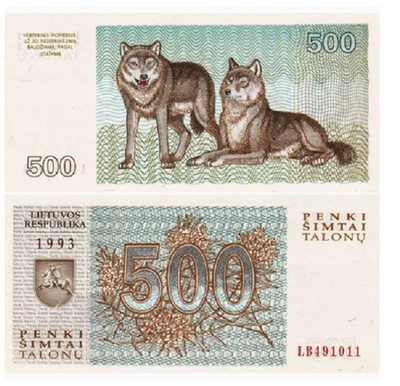 Lithuania 500 Talonu Taronas 1993 P 46 New UNC Banknote - Image 1 of 2