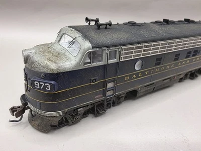 Athearn Genesis HO Scale Baltimore & Ohio F-7A # 973-A G1003 WEATHERED - Image 1 of 4