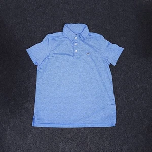 Camisa Polo Vineyard Vines On The Go Sankaty Niños Mediana Azul Rayas Rendimiento - Imagen 1 de 12