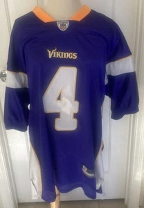 Brett Favre #4 Minnesota Vikings NFL Reebok On Field Jersey Size 52 XL BrandNew! - Picture 1 of 4